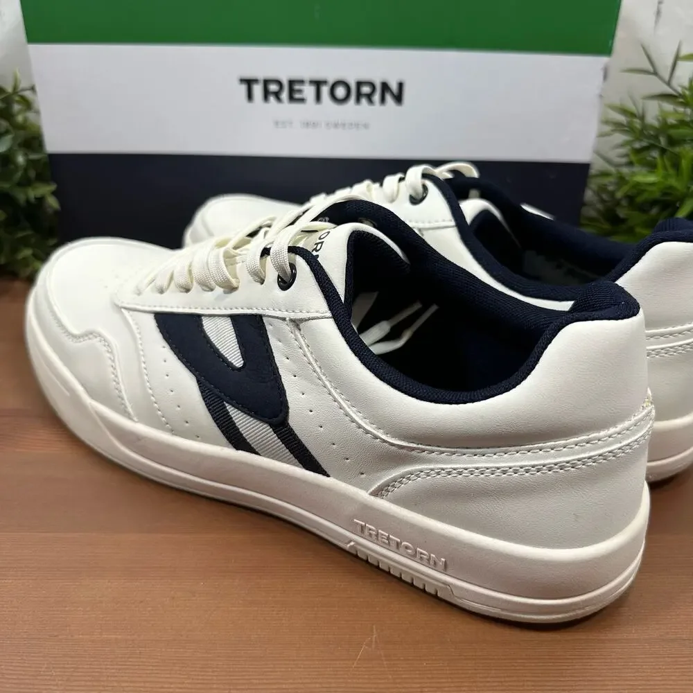 Tretorn‎ Dennis White Low Top Lace Up Sneakers Men's Size 9.5